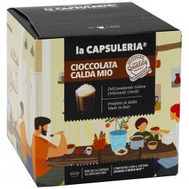 Set 16 capsule CIOCOLATA CALDA, compatibile Lavazza a Modo Mio, LA CAPSULERIA