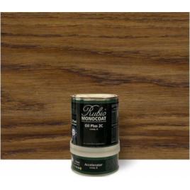 Set ulei lemn interior si accelerator Rubio RMC Oil Plus 2C Black 350 ml