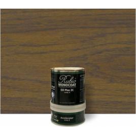 Set ulei lemn interior si accelerator Rubio RMC Oil Plus 2C Savanna 350ml