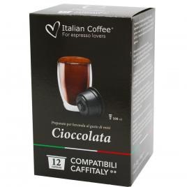 Capsule Italian Coffee Ciocolata, Compatibile Cafissimo Caffitaly BeanZ, 12 capsule