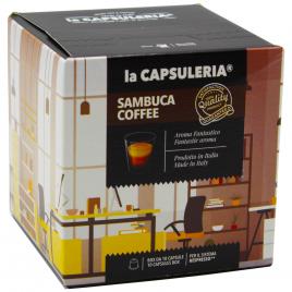 Set 10 capsule Cafea cu Sambuca flori de soc, Compatibile Nespresso, La Capsuleria