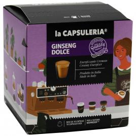 Set 10 capsule GINSENG, Compatibile Nespresso, LA CAPSULERIA