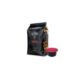 Set 10 capsule cafea Allegri Italy, compatibile Caffitaly, La Caspuleria