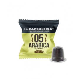 Set 10 capsule cafea Arabica Espresso, compatibile Nespresso, La Capsuleria