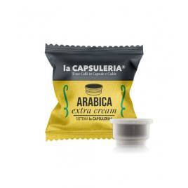 Set 10 capsule cafea Arabica Extra Cream, 100% Arabica, compatibile La Capsuleria