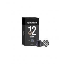 Set 10 capsule cafea Dark Espresso, compatibile Nespresso, La Capsuleria