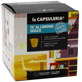 Set 10 capsule ceai de Lamaie Dulce, compatibile Nespresso, La Capsueleria