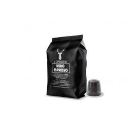 Set 10 capsule de cafea Nero Espresso, compatibile Nespresso, La Capsuleria