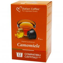 Set 12 capsule Ceai de musetel cu miere, compatibile Caffitaly/Cafissimo/Beanz, Italian Coffee