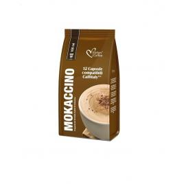 Set 12 capsule Mokaccino, compatibile Caffitaly/Cafissimo/Beanz, Italian Coffee