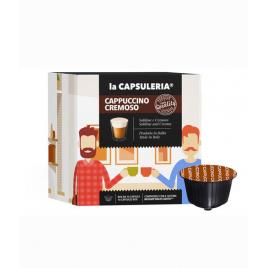 Set 16 capsule Cappuccino, compatibile Nescafe Dolce Gusto, La Capsuleria