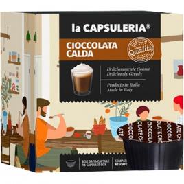 Set 16 capsule Ciocolata Calda, compatibile Dolce Gusto, La Capsuleria
