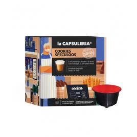 Set 16 capsule Coockies Speculoos, compatibile Nescafe Dolce Gusto, La Capsuleria