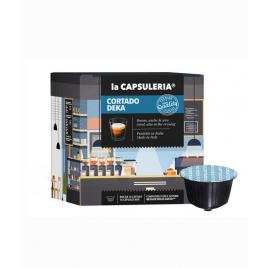 Set 16 capsule Cortado Deka, compatibile Nescafe Dolce Gusto, La Capsuleria