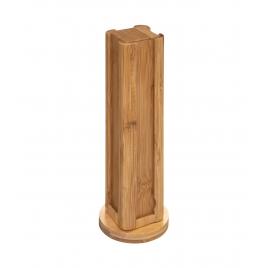 Suport rotativ din lemn de bambus pentru capsule Nespresso, 32 de capsule, Bambus