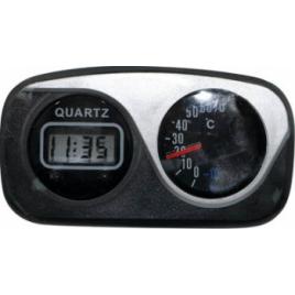 Ceas si Termometru auto De Luxe
