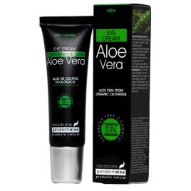 Crema contur ochi cu Aloe Vera Bio pentru barbati, 15ml, GeodermAloe
