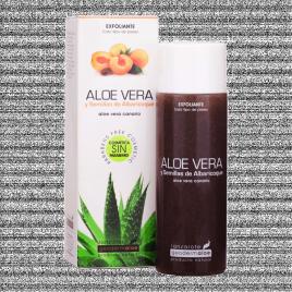 Gel exfoliant cu Aloe Vera Bio si seminte de caise, 200 ml, GeodermAloe