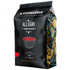 Set 100 capsule cafea Allegri Espresso, compatibile Nescafe Dolce Gusto, La Capsuleria