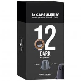 Set 100 capsule cafea Dark Espresso, compatibile Nespresso, La Capsuleria