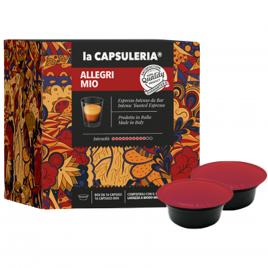 Set 128 capsule cafea Allegri Mio, compatibile Lavazza a Modo Mio, La Capsuleria