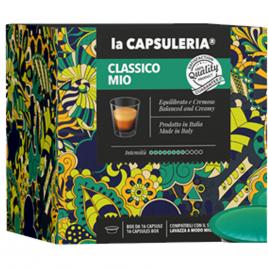 Set 128 capsule cafea Classico Mio, compatibile Lavazza a Modo Mio, La Capsuleria