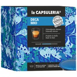 Set 128 capsule cafea decafeinizata Deca Mio, compatibile Lavazza a Modo Mio, La Capsuleria