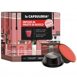 Set 128 capsule ceai de Fructe de Padure, compatibile Lavazza a Modo Mio, La Capsuleria