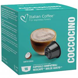 Set 16 capsule Coccocino, compatibile Nescafe Dolce Gusto, Italian Coffee
