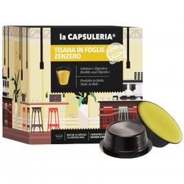 Set 16 capsule ceai de Ghimbir, compatibile Lavazza a Modo Mio, La Capsuleria