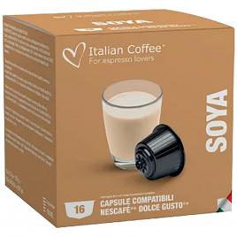 Set 64 capsule Lapte de Soia compatibile Nescafe Dolce Gusto,Italian Coffee