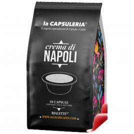 Set 80 capsule cafea Crema di Napoli, compatibile Bialetti, La Capsuleria