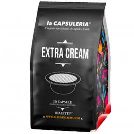 Set 80 capsule cafea Extra Cream, compatibile Bialetti, La Capsuleria