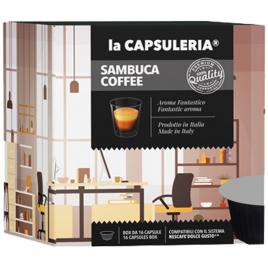 Set 96 capsule Sambuca Coffee, compatibile Nescafe Dolce Gusto, La Capsuleria
