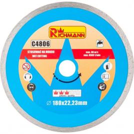 Disc diamantat placi ceramice taiere umeda 180 mm 22.23 mm richmann