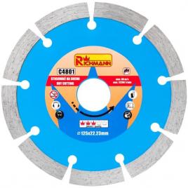 Disc diamantat segmentat beton taiere uscata 125 mm 22.23 mm richmann