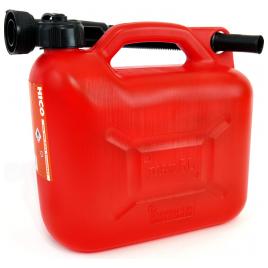 Canistra din plastic pentru combustibil rosie 5L