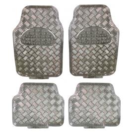 Covorase Auto Universale model Diamond culoare Crom Carbon