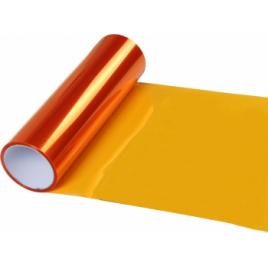 Folie protectie faruri / stopuri auto - Orange pret/m liniar