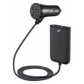 Incarcator auto fata-spate cu cablu 4xUSB