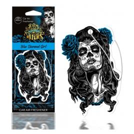 Odorizant Auto AROMA DIA DE LOS MUERTOS Blue Diamond Girl