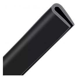 Ornament negru de protectie pentru usa tip U 2 x 65cm