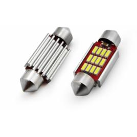 Set becuri auto cu LED CANBUS sofit C5W 12 SMD 4014 36mm Alb 12/24V
