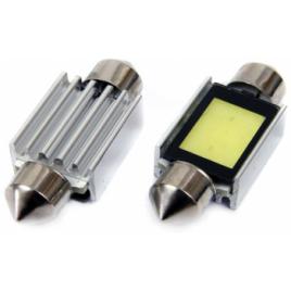 Set becuri auto cu LED CANBUS sofit C5W 3xCOB 39mm Alb 12V