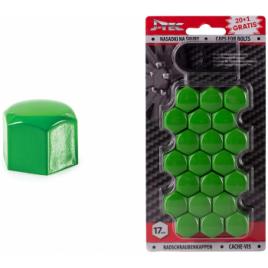 Set capace prezoane 17 mm culoare Verde