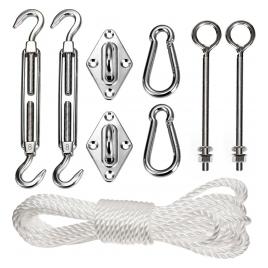 Set montaj Umbrar de Gradina din INOX GB508 9 piese