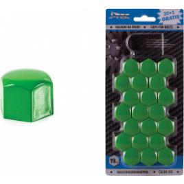 Set capace prezoane 19 mm culoare Verde