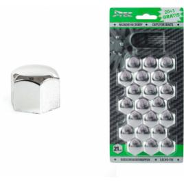 Set capace prezoane 21 mm culoare Crom