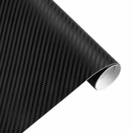 Folie colantare auto Carbon 3D Negru 1m x 1 52m