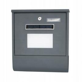 Cutie postala cu led solar numar de casa suport ziar inox 33x36.5x12.5 cm